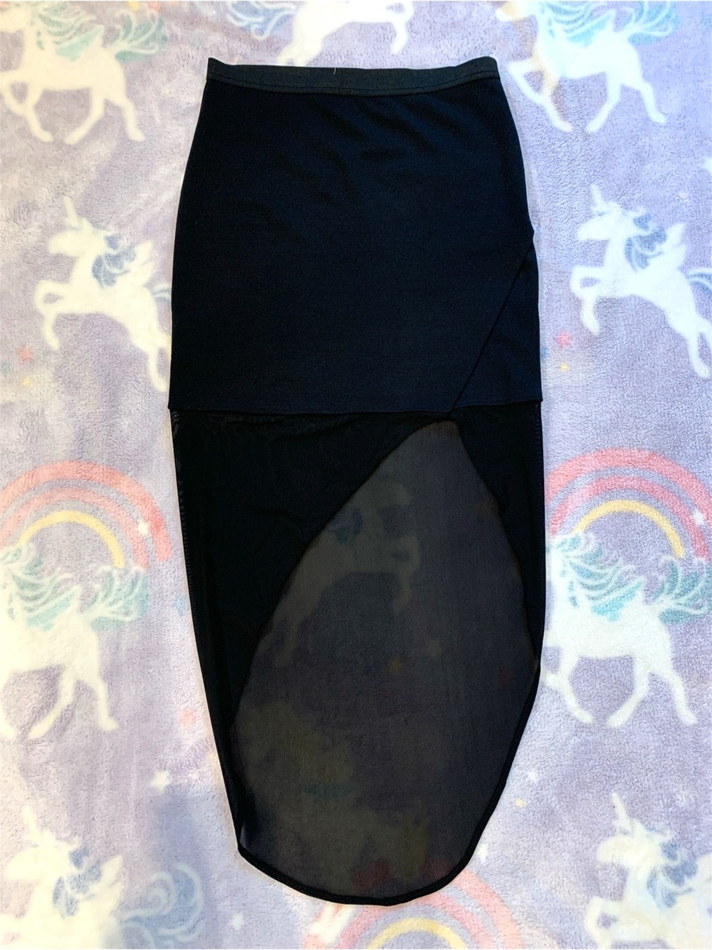 silence + noise Black Bodycon Skirt